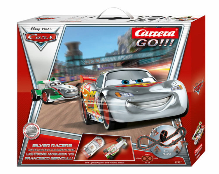 Carrera Disney/Pixar Cars Silver Racers