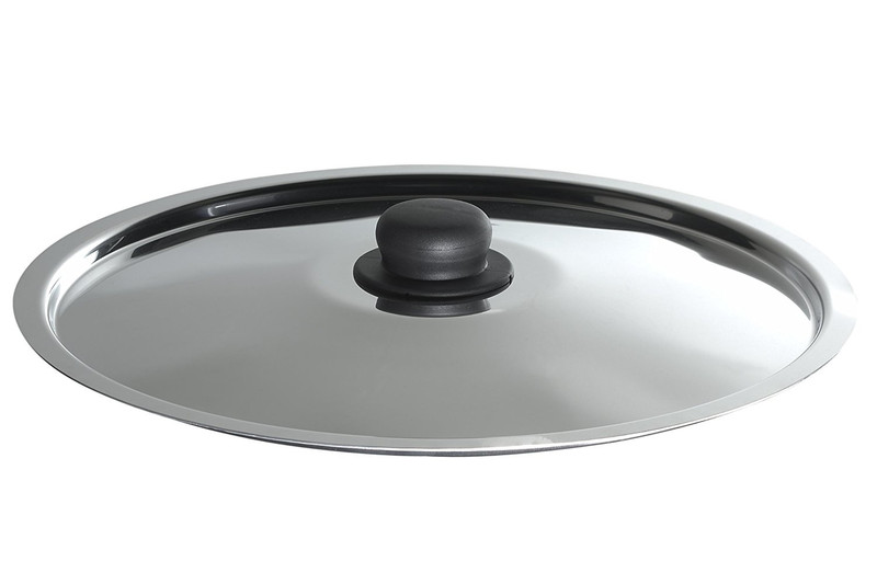 Bialetti Y0A1CO0260 Round Aluminium,Black pan lid