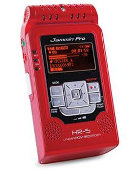 Jammin Pro HR-5 Встроенная память Красный диктофон