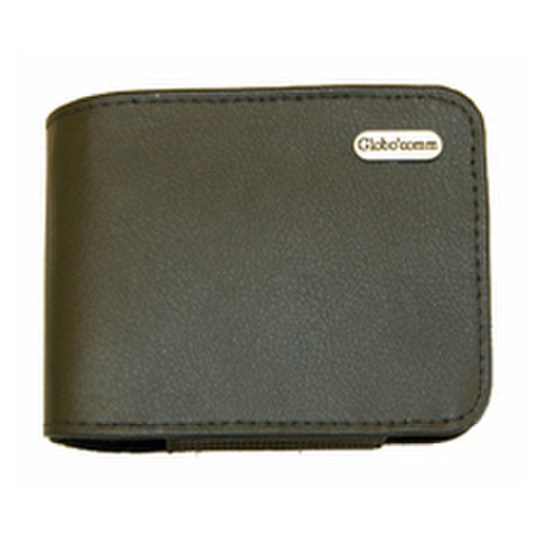 GloboComm Universal hard leather bag GPS small Leather Black