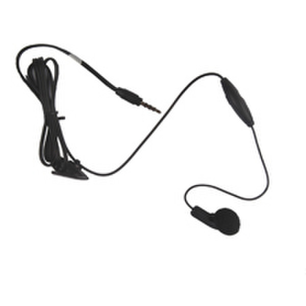 GloboComm Headset w/ switch f/ Blackberry / iPhone Monaural Wired Black mobile headset