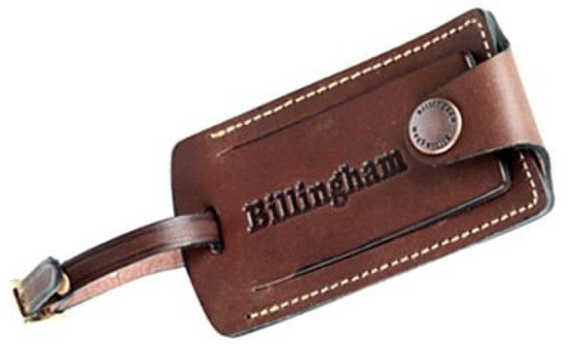 Billingham 400210 Шоколадный Кожа бирка для багажа