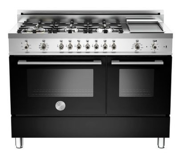 Bertazzoni X122 6G MFE NE Freistehend Gas hob Schwarz Küchenherd