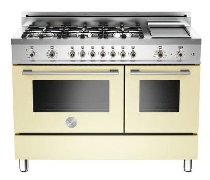 Bertazzoni X122 6G MFE CR Freestanding Gas hob Cream cooker