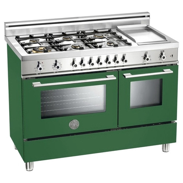 Bertazzoni X122 6G MFE VE Freestanding Gas hob Green cooker