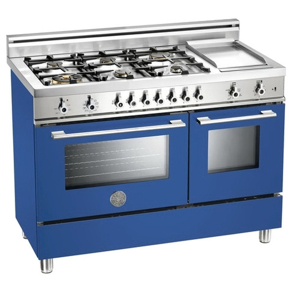 Bertazzoni X122 6G MFE BL Freistehend Gas hob Blau Küchenherd