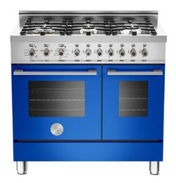 Bertazzoni W90 6 GEV BL Freistehend Gas hob Blau Küchenherd