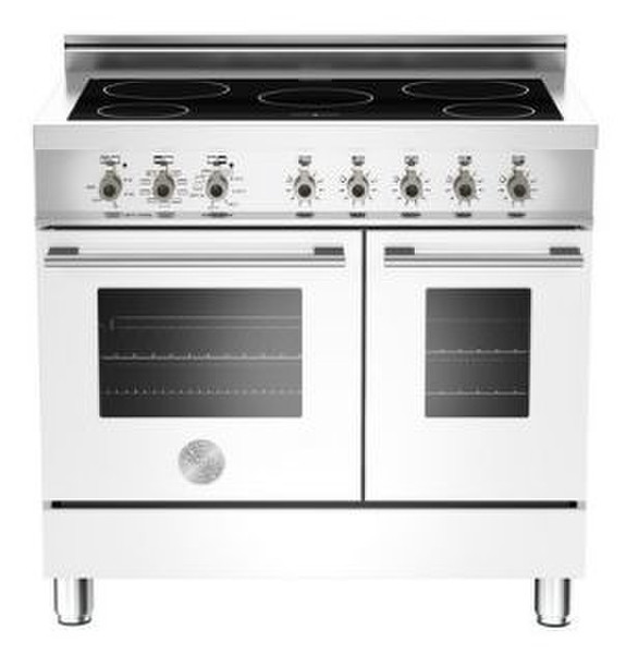 Bertazzoni W90 IND MFE BI Отдельностоящий Induction hob Белый кухонная плита