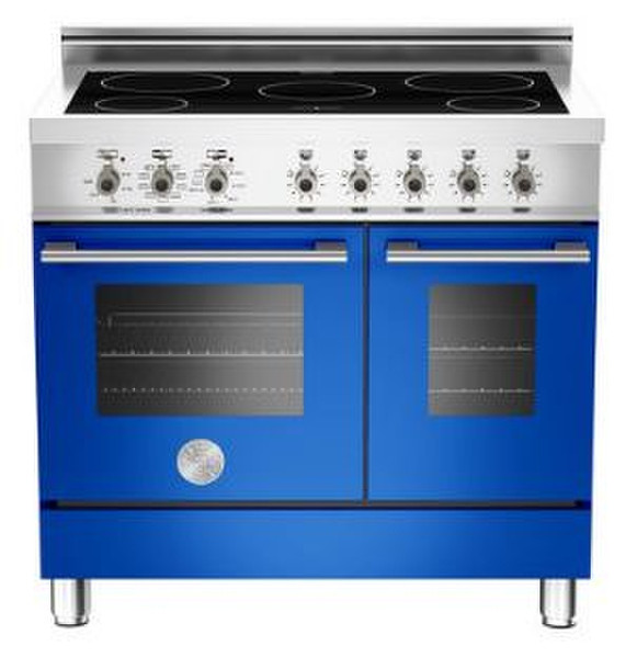 Bertazzoni W90 IND MFE BL Freestanding Induction hob Blue cooker