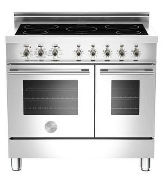 Bertazzoni W90 IND MFE X Freistehend Induktionskochfeld Edelstahl Küchenherd