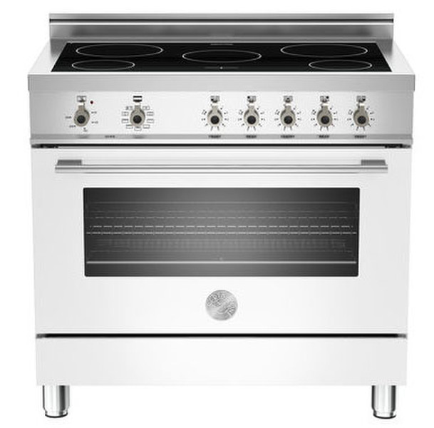 Bertazzoni X90 IND MFE BI Freistehend Induktionskochfeld Weiß Küchenherd