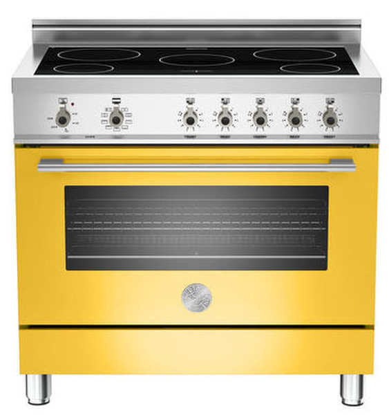 Bertazzoni X90 IND MFE GI Freestanding Induction hob Yellow cooker