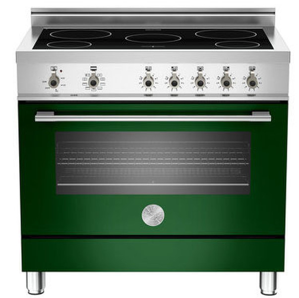 Bertazzoni X90 IND MFE VE Freestanding Induction hob Green cooker