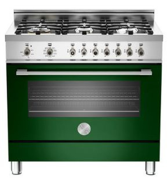 Bertazzoni X90 6 MFE VE Freestanding Gas hob Green cooker