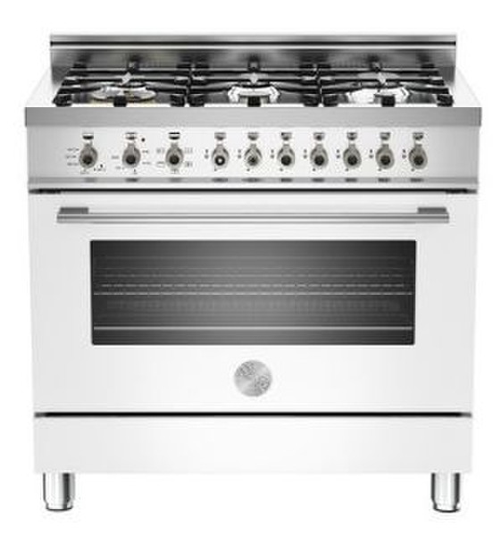 Bertazzoni X90 6 DUAL BI Отдельностоящий Gas hob Белый кухонная плита