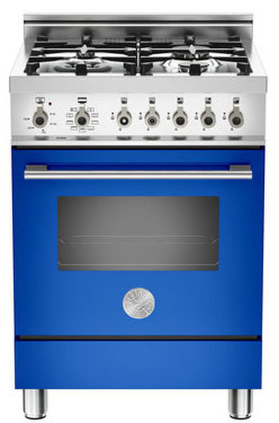 Bertazzoni X60 4 MFE BL Freestanding Gas hob Blue cooker