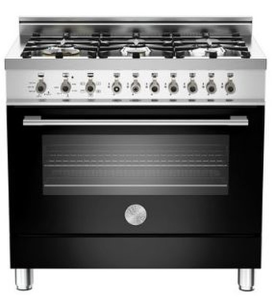 Bertazzoni X90 6 DUAL NE Freistehend Gas hob Schwarz Küchenherd