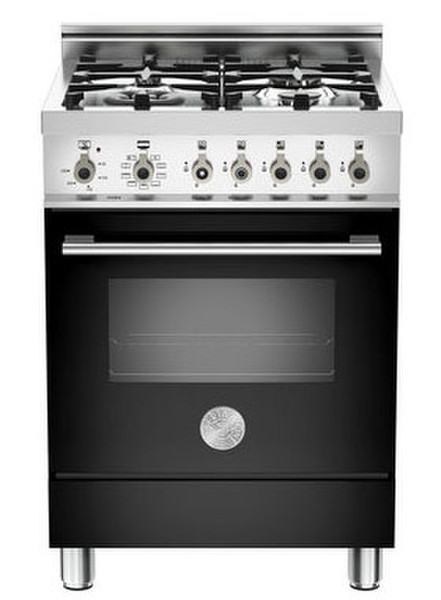 Bertazzoni X60 4 MFE NE Отдельностоящий Gas hob Черный кухонная плита