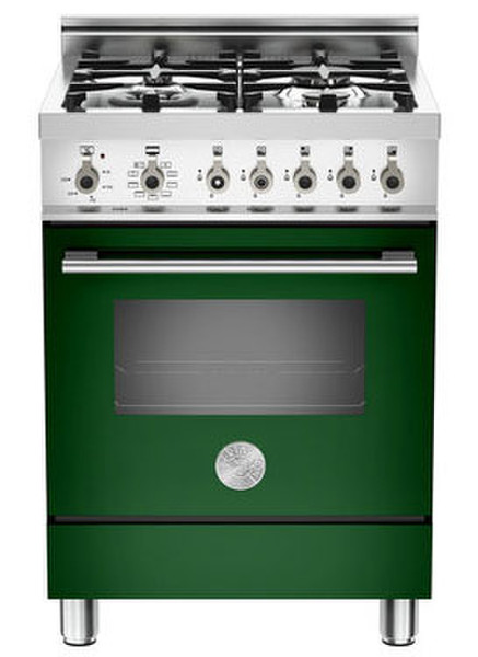 Bertazzoni X60 4 MFE VE Отдельностоящий Gas hob Зеленый кухонная плита