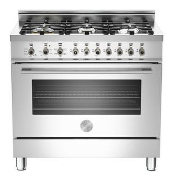 Bertazzoni X90 6 DUAL X Отдельностоящий Gas hob Нержавеющая сталь кухонная плита