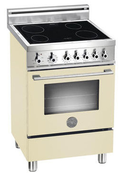 Bertazzoni X60 IND MFE CR Freestanding Induction hob Cream cooker