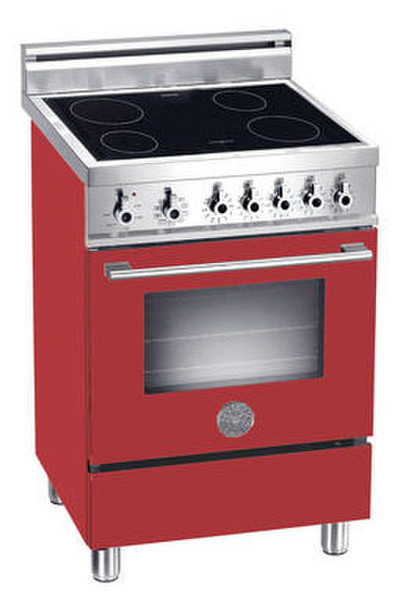 Bertazzoni X60 IND MFE RO Freestanding Induction hob Red cooker