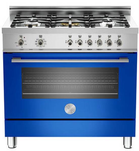 Bertazzoni X90 5 MFE BL Freestanding Gas hob Blue cooker