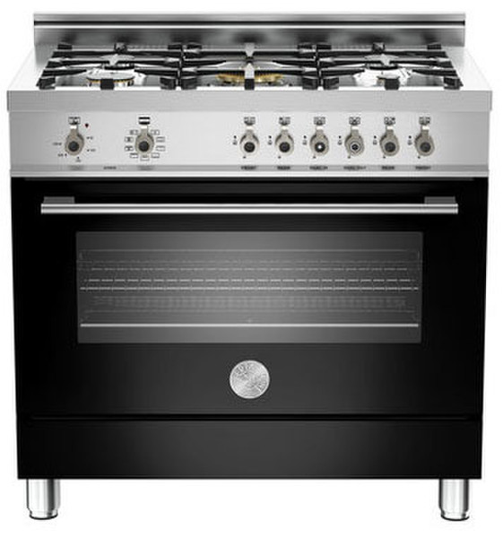 Bertazzoni X90 5 MFE NE Отдельностоящий Gas hob Черный кухонная плита