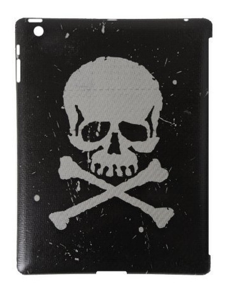 TrueCarbon TCIPAD3VIN-SKULLBK 9.7Zoll Cover case Schwarz, Weiß Tablet-Schutzhülle