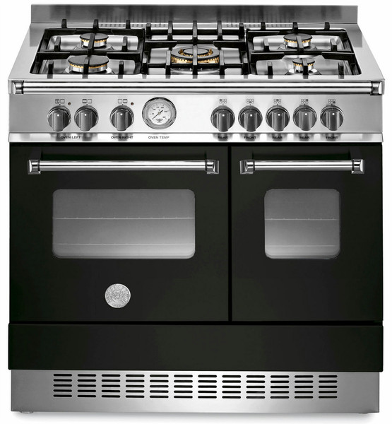 Bertazzoni AD90 5 GEV NET Отдельностоящий Gas hob Черный кухонная плита