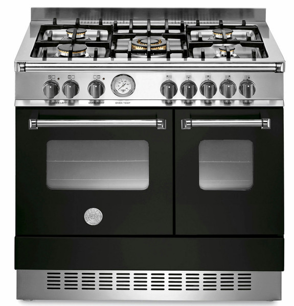 Bertazzoni AD90 5 MFE NET Отдельностоящий Gas hob Черный кухонная плита