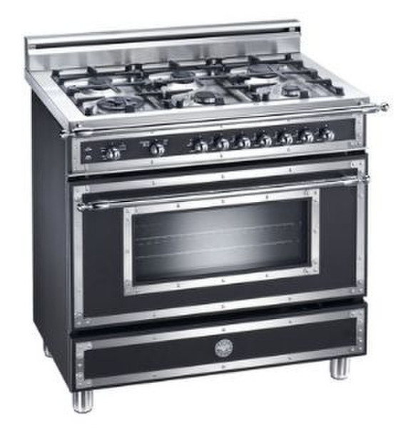 Bertazzoni H36 6 MFE NE Отдельностоящий Gas hob Черный кухонная плита