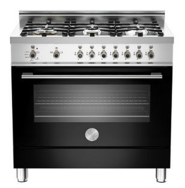 Bertazzoni X90 6 GEV NE Отдельностоящий Gas hob Черный кухонная плита