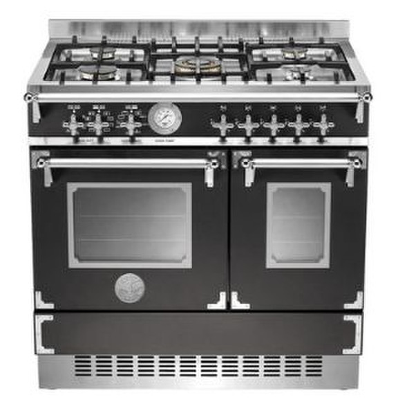 Bertazzoni CMD 90 5 MFE NET Отдельностоящий Gas hob Черный кухонная плита