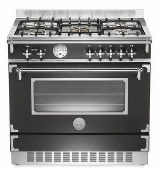 Bertazzoni CM 90 5 MFE NE Отдельностоящий Gas hob Черный кухонная плита