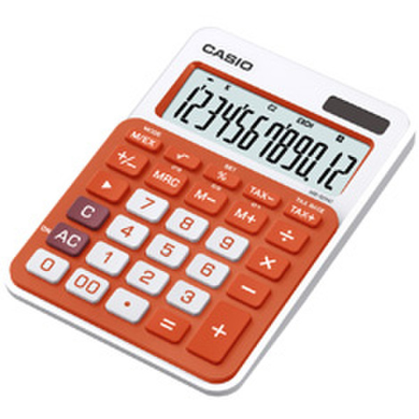 Casio MS-20NC Настольный Basic calculator Оранжевый