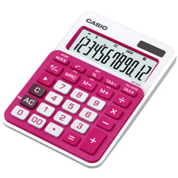 Casio MS-20NC Desktop Basic calculator Rot