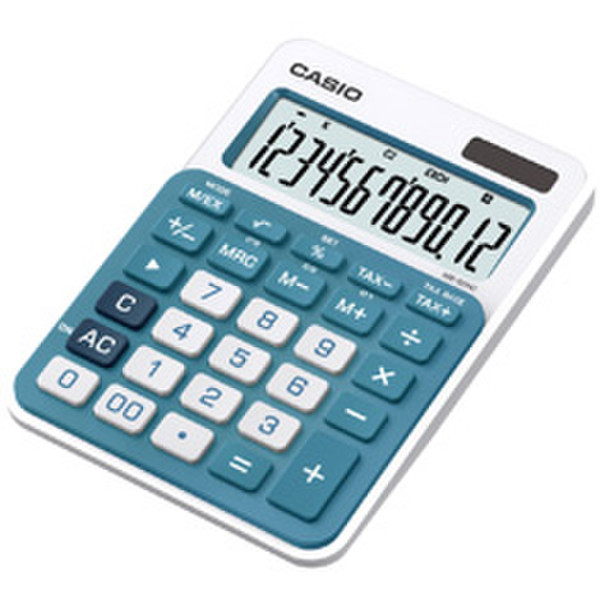 Casio MS-20NC Настольный Basic calculator Синий
