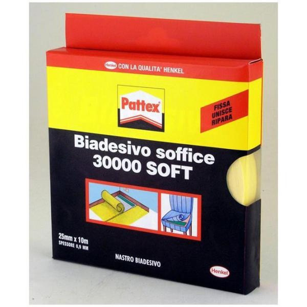 Pattex Biadesivo Soffice Soft 25mm x 10m 10м канцелярская/офисная лента