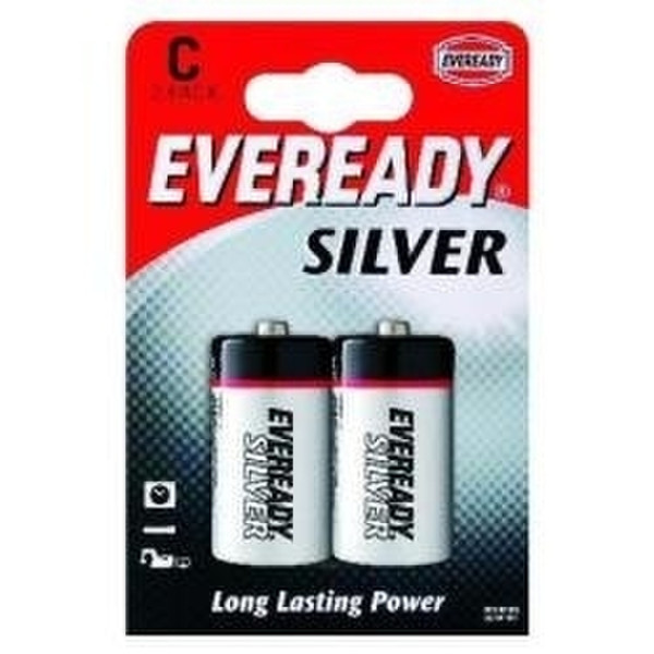 Energizer Eveready Silver C 2 - pk Угольно-цинковой 1.5В батарейки