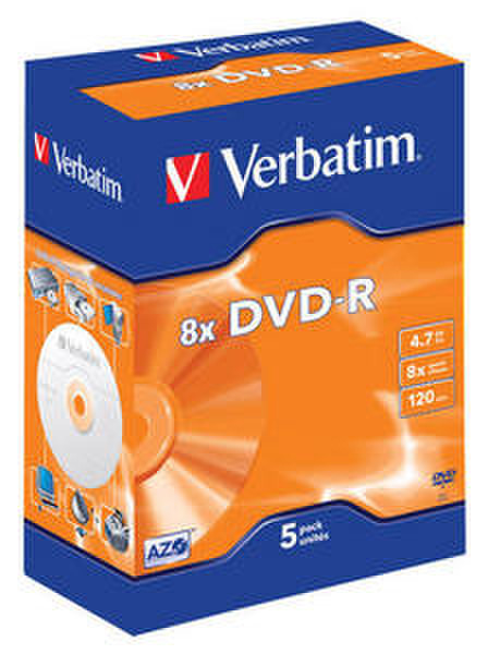 Verbatim 43521/10 4.7GB DVD-R blank DVD