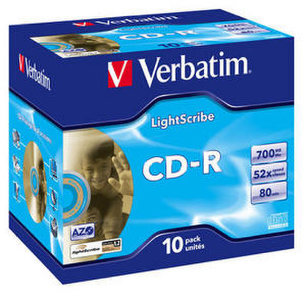 Verbatim CD-R AZO LightScribe CD-R 700MB 10pc(s)