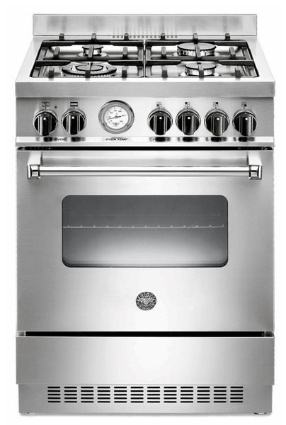 Bertazzoni A60 4 GEV XT Freistehend Gas hob Edelstahl Küchenherd