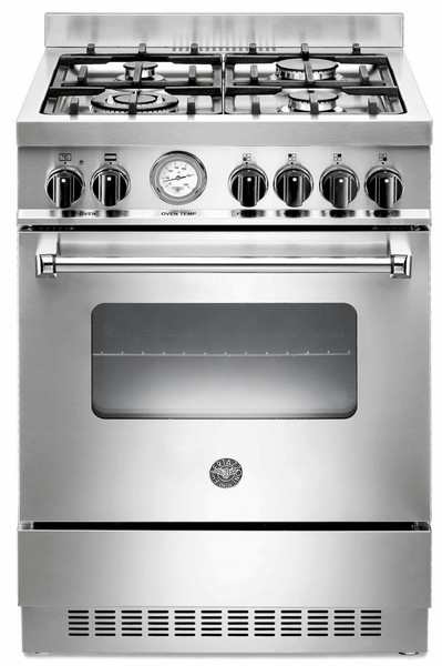 Bertazzoni A60 4 MFE XT Freistehend Gas hob Edelstahl Küchenherd