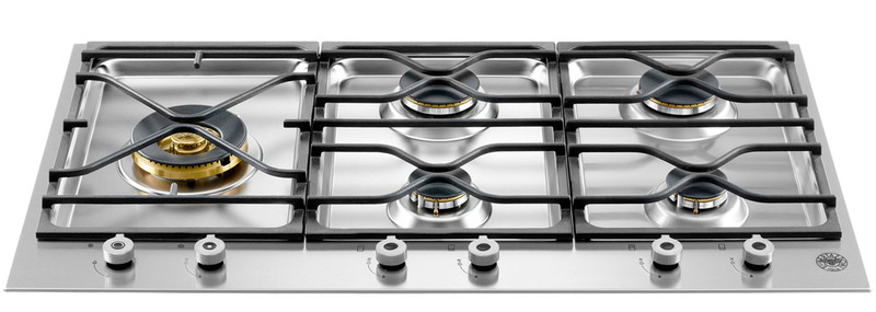 Bertazzoni PM36 5 S0 X built-in Gas Stainless steel hob