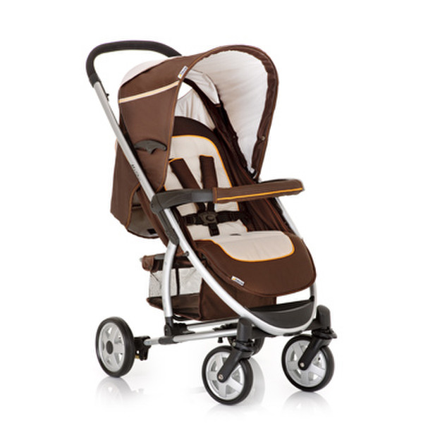 Hauck M12 Lightweight stroller 1место(а) Черный, Коричневый, Песочный, Нержавеющая сталь