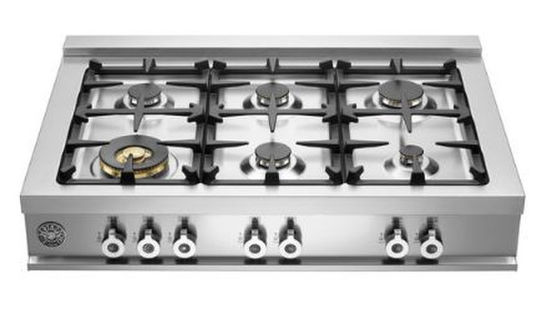 Bertazzoni CB36 6 00 X Встроенный Газ Нержавеющая сталь плита