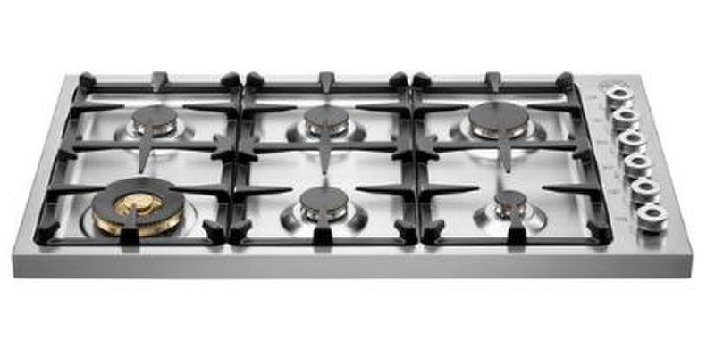 Bertazzoni DB36 6 00 X Встроенный Газ Нержавеющая сталь плита