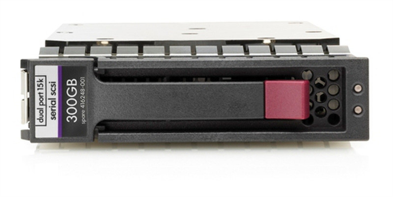 Hewlett Packard Enterprise 300GB, SCSI (SAS), 3G, 15K rpm, 3.5-inch, Hot-Plug 300GB SAS internal hard drive