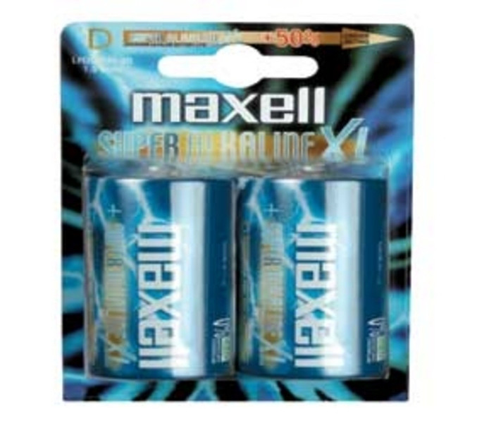 Maxell D 2 - pk Alkaline 1.5V non-rechargeable battery